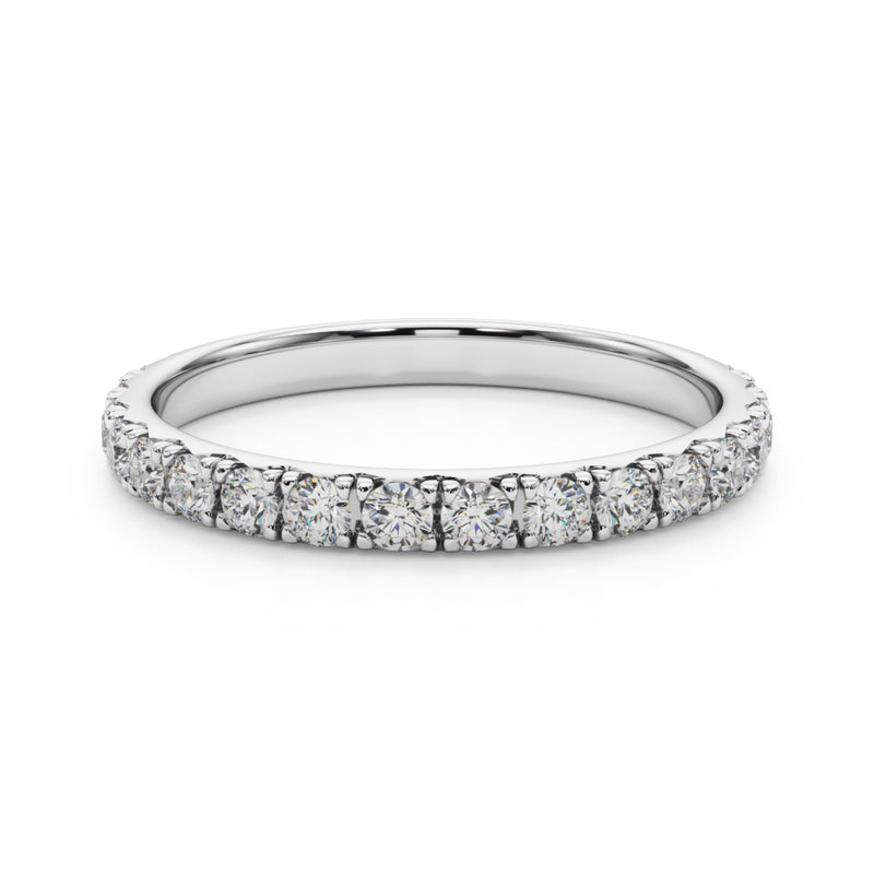 Marguerite Straight Diamond Wedding Band