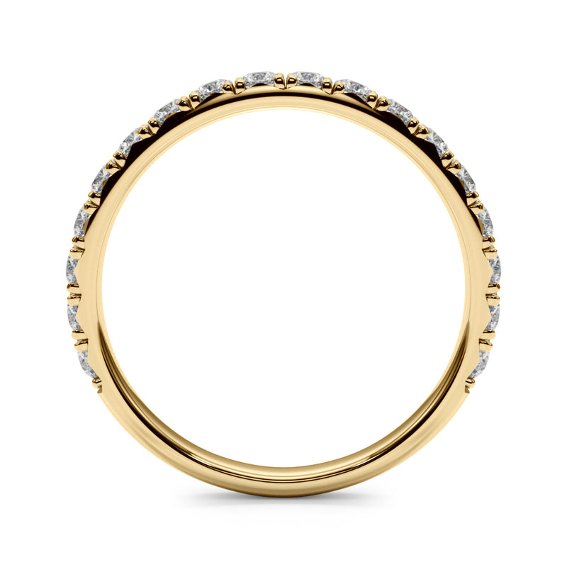 Marguerite Straight Diamond Wedding Band
