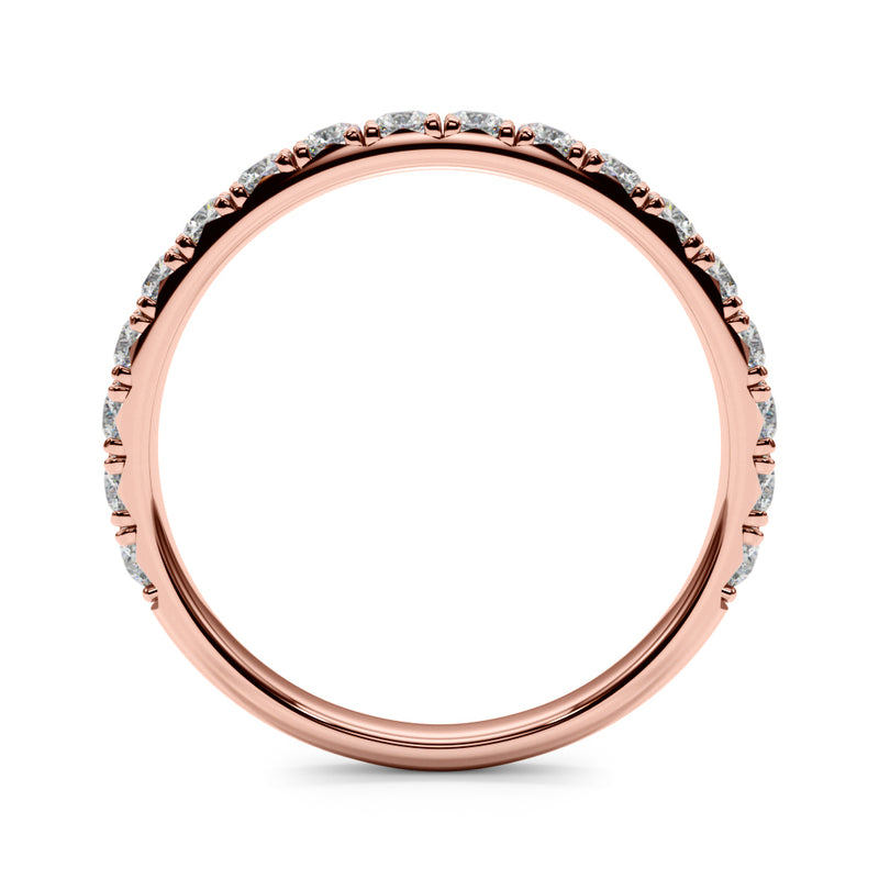 Marguerite Straight Diamond Wedding Band