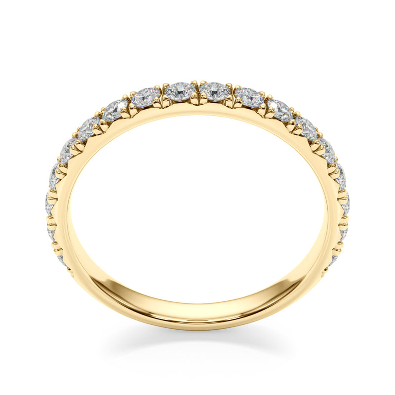 Marguerite Straight Diamond Wedding Band