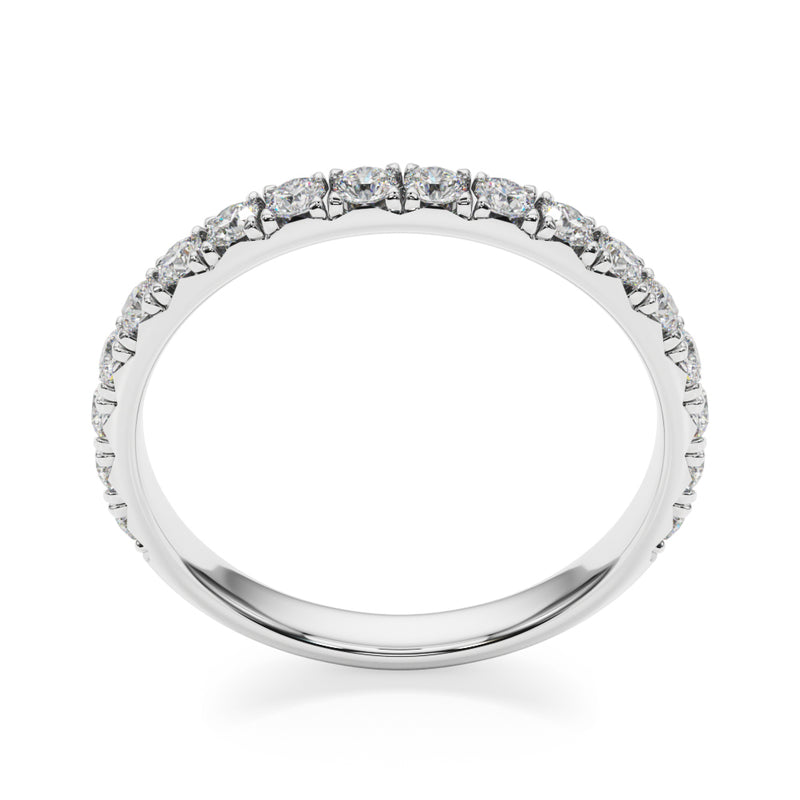 Marguerite Straight Diamond Wedding Band