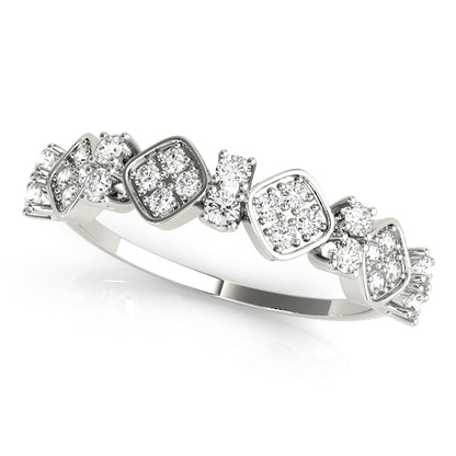Prong-Set Diamond Stackable Wedding Band – 0.36 ct