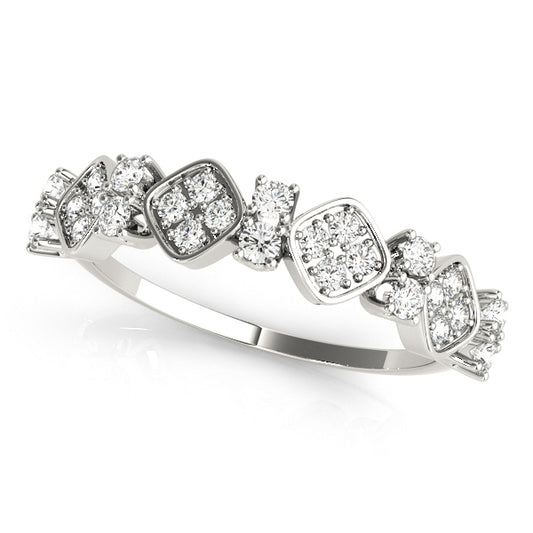 Prong-Set Diamond Stackable Wedding Band – 0.36 ct
