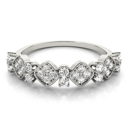 Prong-Set Diamond Stackable Wedding Band – 0.36 ct