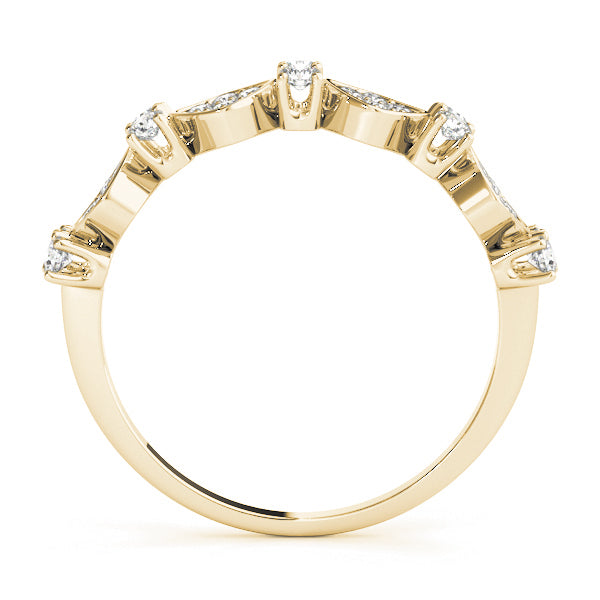 Prong-Set Diamond Stackable Wedding Band – 0.36 ct