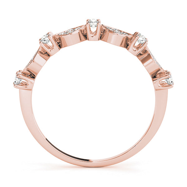 Prong-Set Diamond Stackable Wedding Band – 0.36 ct