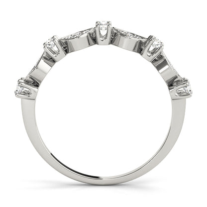 Prong-Set Diamond Stackable Wedding Band – 0.36 ct