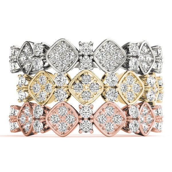 Prong-Set Diamond Stackable Wedding Band – 0.36 ct