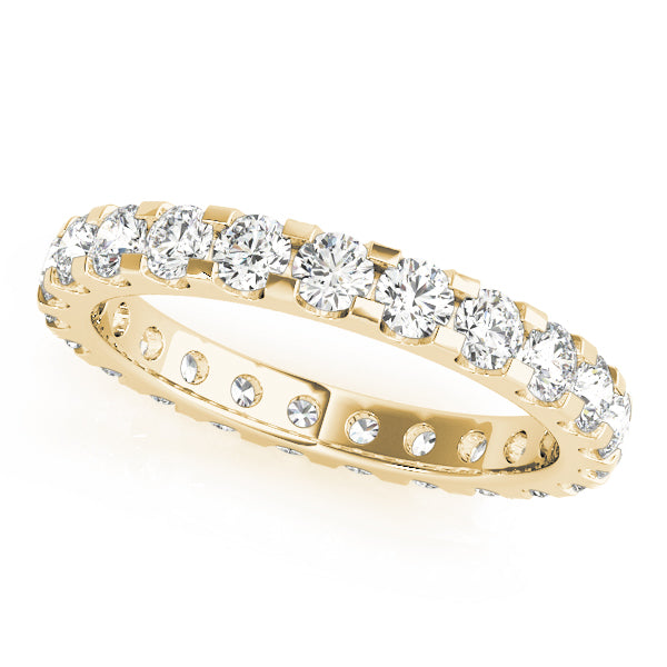 Francoise U Shared Prong Petite Eternity Band