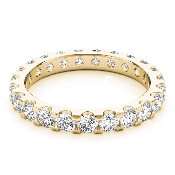 Francoise U Shared Prong Petite Eternity Band