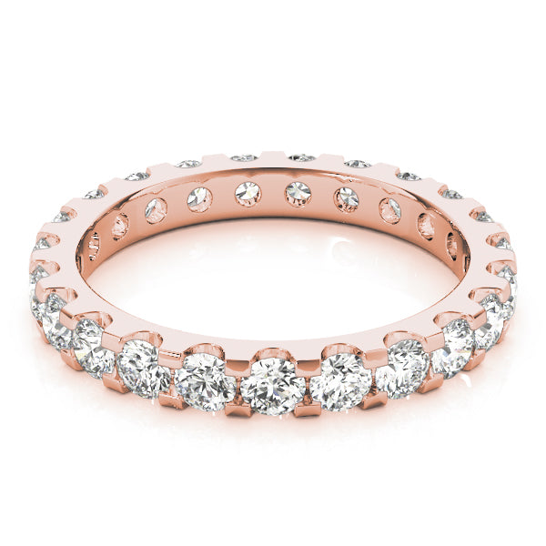 Francoise U Shared Prong Petite Eternity Band