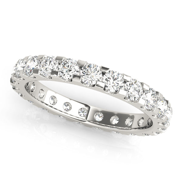Francoise U Shared Prong Petite Eternity Band