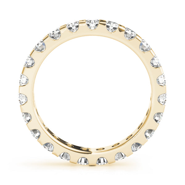Francoise U Shared Prong Petite Eternity Band