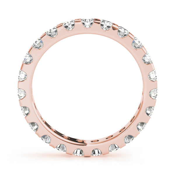 Francoise U Shared Prong Petite Eternity Band
