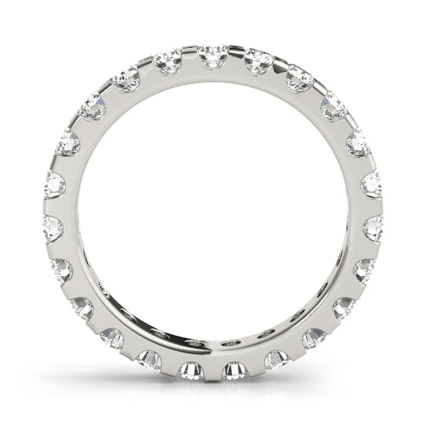 Francoise U Shared Prong Petite Eternity Band