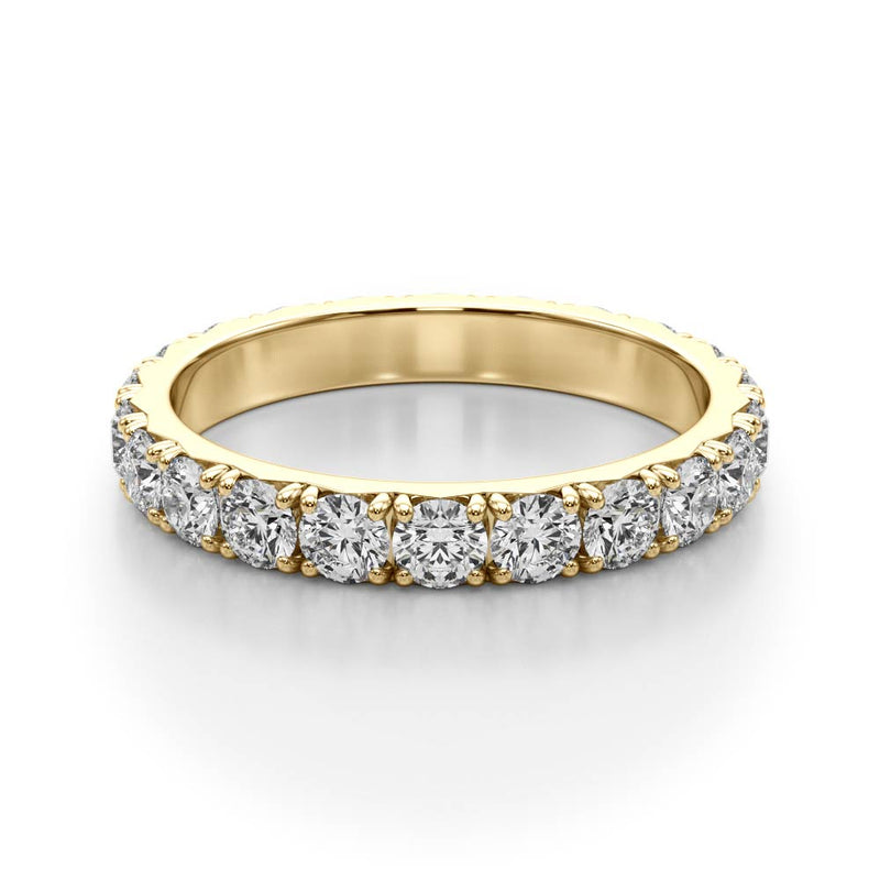 Faustine French Cut Eternity Band