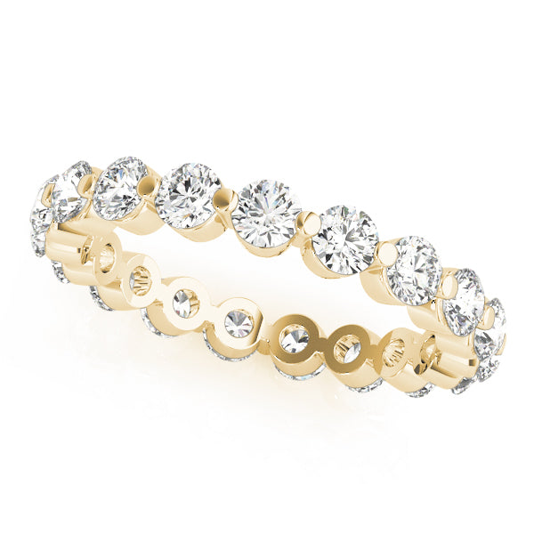 Delphine Single Shared Prong Eternity Band