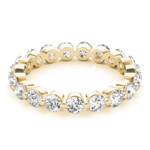 Delphine Single Shared Prong Eternity Band