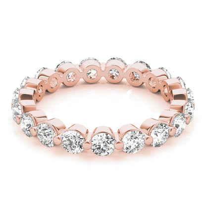 Delphine Single Shared-prong Eternity Ring