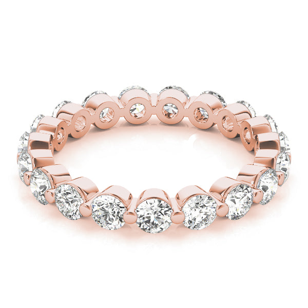 Delphine Single Shared Prong Eternity Band