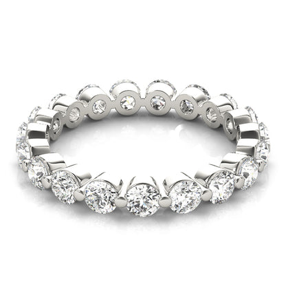 Single Shared-Prong Diamond Eternity Band – 0.66 ct