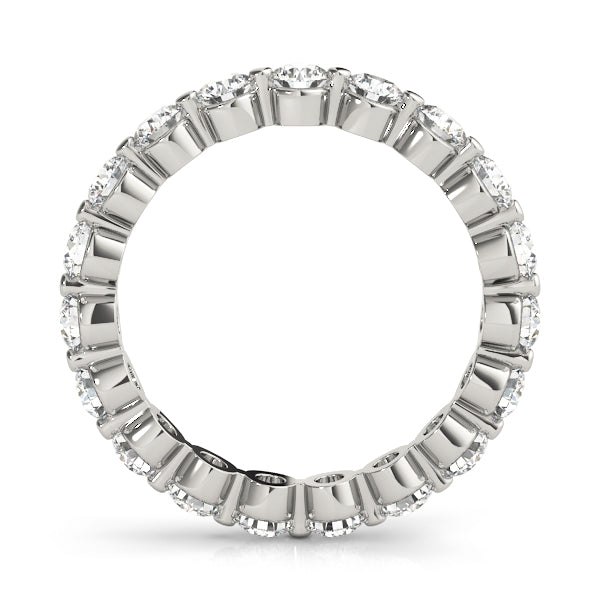 Delphine Single Shared Prong Eternity Band