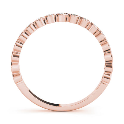 Bezel-Set Diamond Stackable Band – 0.13 ct