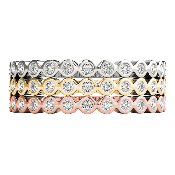 Alienor Minimal Stackable Diamond Band