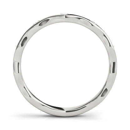 Bezel-Set Diamond Stackable Band – 0.14 ct