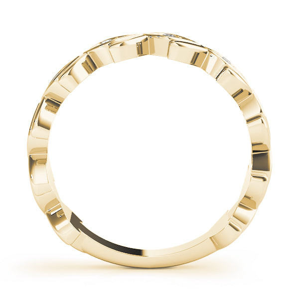 Floral Diamond Stackable Ring – 0.10 ct