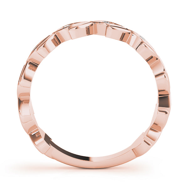 Floral Diamond Stackable Ring – 0.10 ct