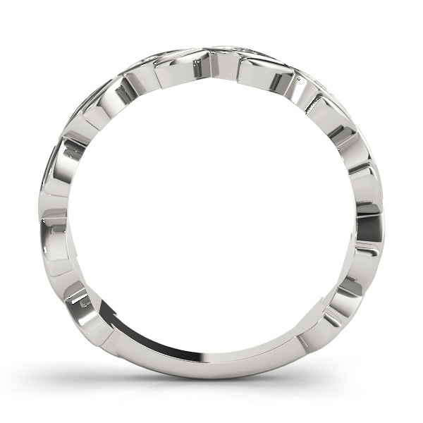 Floral Diamond Stackable Ring – 0.10 ct
