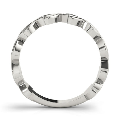 Floral Diamond Stackable Ring – 0.10 ct