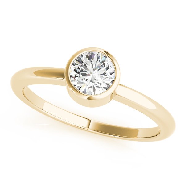 Lyra Round Solitaire Engagement Ring