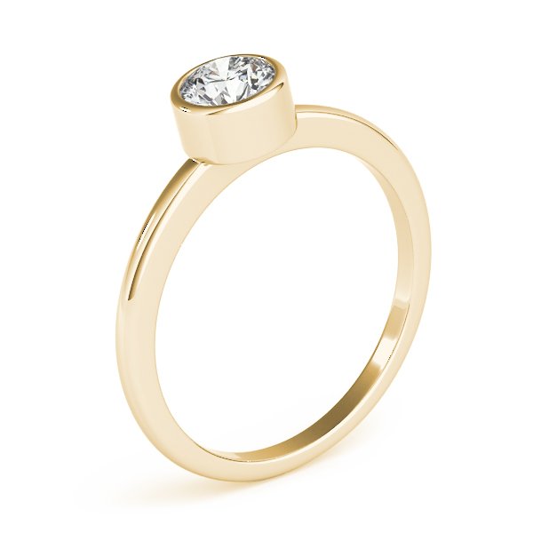 Lyra Round Solitaire Engagement Ring
