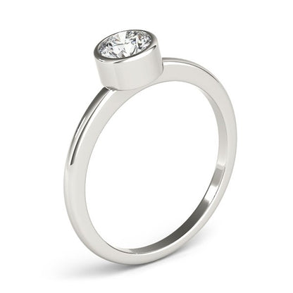 Lyra Round Solitaire Engagement Ring