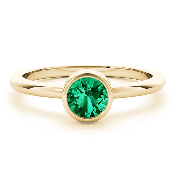 Lyra Round Solitaire Engagement Ring