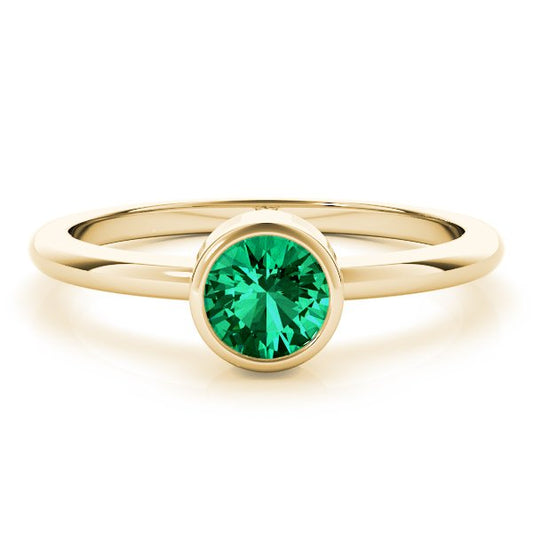 Lyra Round Solitaire Engagement Ring