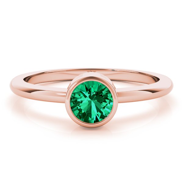 Lyra Round Solitaire Engagement Ring