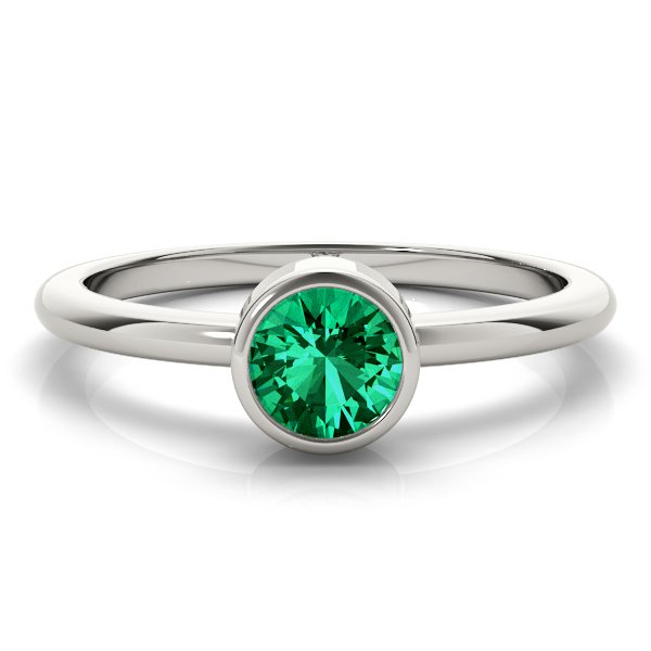 Lyra Round Solitaire Engagement Ring