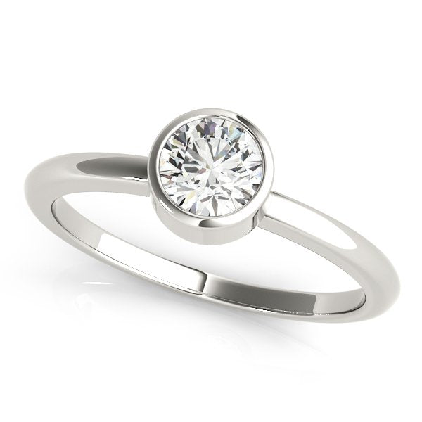 Lyra Round Solitaire Engagement Ring