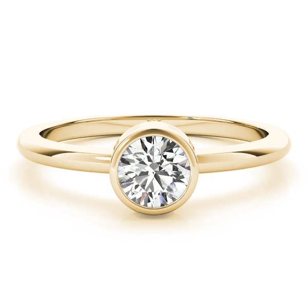 Lyra Round Solitaire Engagement Ring