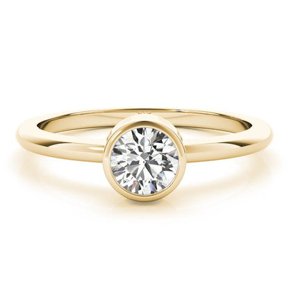 Lyra Round Solitaire Engagement Ring