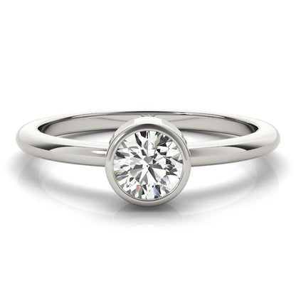 Lyra Round Solitaire Engagement Ring