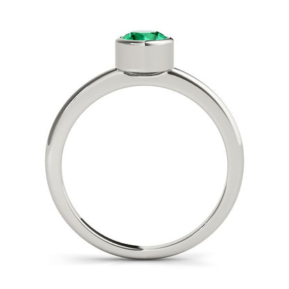 Lyra Round Solitaire Engagement Ring