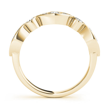 Bezel-Set Diamond Stackable Wedding Band – 0.81 ct
