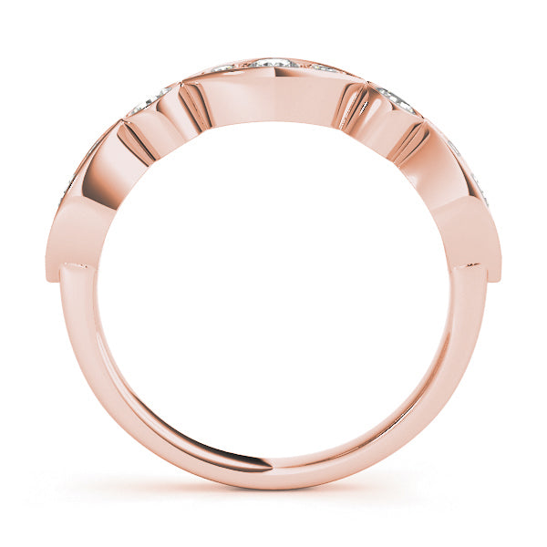 Bezel-Set Diamond Stackable Wedding Band – 0.81 ct
