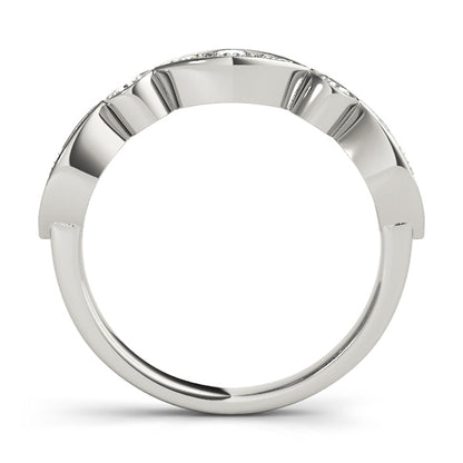 Bezel-Set Diamond Stackable Wedding Band – 0.81 ct