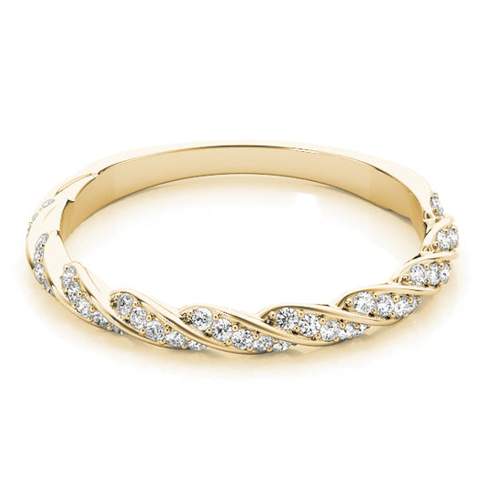 Almee Twisted Diamond Fashion Band