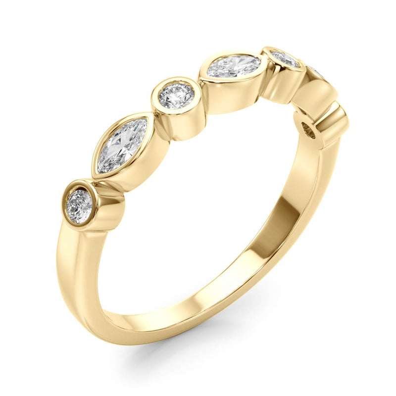 Alodie Contemporary Diamond Band